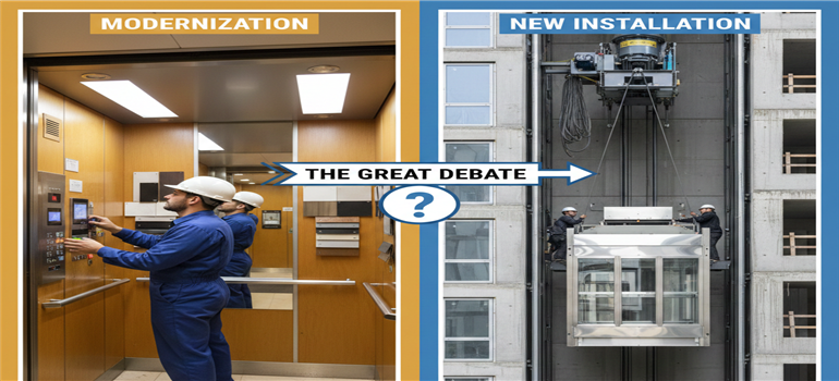 Choosing Between Modernization and New Elevator Installation